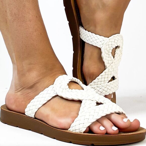New Corky's Ivory All Tangled Up Sandals Size 9 NWB - Picture 3 of 5